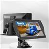 MeevrgR Navigatore GPS per camion 9 pollici con aggiornamenti del sistema GPS 8GB 256MB mappe offline e controllo vocale