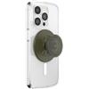 PopSockets Impugnatura per telefono MagSafe con cavalletto, supporto magnetico, parte superiore sostituibile, presa sicura per custodie MagSafe per iPhone e tablet, impugnatura scanalata