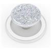 Generico supporto per cellulare grip pop up magnetico compatibile con tutte le cover magsafe e con tutti i cellulari (trasparente lilla)