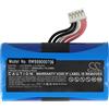 vhbw batteria sostituisce Ingenico LD18650D per lettore di codici a barre, POS (2600mAh, 7,4V, Li-Ion)
