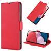 RonRun Cover Honor X5 Plus, Pelle Premium Portafoglio Slot per Schede Chiusura Magnetica Custodia, Cover a Libro Portafoglio per Honor X5 Plus - rosso