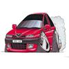 Top Banana Gifts Tappetino per mouse per Alfa Romeo 155 Koolart 0353