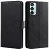 COPHONE® Custodia per Samsung Galaxy M15, Custodia in Pelle compatibili Galaxy M15 Nero. Cover a Libro per Galaxy M15 Magnetica Portafoglio