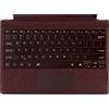 Generico Tastiera magnetica wireless con touchpad per Surface Pro3/4/5/6/7+ Tastiera portatile per tablet con trackpad (Marrone)