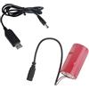 Asukohu Cavo convertitore USB 1 5 V LR20-D. Trasformatore di corrente USB per facile sostituzione della batteria in gadget dispositivi scaldabagni alimentatori