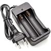 vhbw caricabatterie compatibile con 17670, 18650 pile, batterie Li-Ion (3.7V)