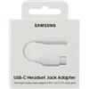Audiosystem Adattatore da USB Type C a Jack 3,5 Connettore per Cuffie Auricolari Samsung Galaxy TAB S5e SM-T720 T725 A34 A346 A54 A546 EE-UC10J UC10 Originale Bianco in Blister