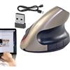 Generic Mouse Verticale Ergonomico - Mouse Verticale, Mouse Verticale Senza Fili, Mouse Verticale, Mouse Ottico | Mouse Del Computer A Sensore Stabile E Ad Alta Precisione Per Desktop, PC,