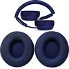 V-MOTA Cuscinetti auricolari compatibili con Beats Solo Pro Wireless Noise Cancelling On-Ear Cuffie, cuscini di ricambio parti di riparazione (1 paio) (blu)