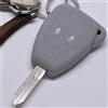 mt key Coperchio di protezione in silicone grigio per chiavi auto compatibili con 2 pulsanti Voyager Chrysler Dodge RAM Jeep Commander Grand Cherokee