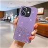 hdqICase Custodia Compatibile con OPPO A40m/OPPO A40 Cover Trasparente Brillantini Stellari Sottile Antiurto in TPU