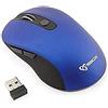 SboX WM-911BL - Mouse wireless portatile, ricaricabile, con 6 pulsanti, 2,4 G, wireless, 800/1600 DPI, colore: blu