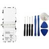 Audiosystem BATTERIA 6800Mah PER SAMSUNG GALAXY TAB 3 10.1 GT P5220 T4500E P5210 P5200, INCLUSO KIT MONTAGGIO BATTERIA