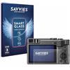 savvies 3 Pezzi Pellicola Protettiva Vetro per Panasonic Lumix DC-TZ90 / TZ96 / TZ99 9H Protezione Schermo, Lamina di Vetro, Trasparente