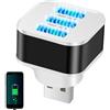 Generic Sdoppiatore USB - Porte adattatori USB | Splitter USB 3 porte | Hub USB 2.0 | Estensione porta USB per laptop | 3 porte USB extra, facile ricarica e facile trasferimento accessorio portatile per
