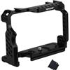 TOPCINE Gabbia A7S2 compatibile con fotocamera Sony Alpha A7II A7III A7RII A7RIII A7SII con piastra di base Arca Cold Shoe Fori multipli per accessori per fotocamera Rig