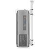 Armanyya Supporto sotto la scrivania, supporto per computer regolabile, host sospeso, 30 kg, regolazione in altezza 5 - 53 cm, salvaspazio, bianco