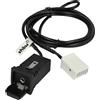 vhbw cavo adattatore audio AUX per autoradio compatibile con Audi/Seat/Skoda/VW RCD500, RCD310, MFD2, RCD200, RCD300, RCD210