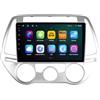 Generico Autoradio Stereo Touchscreen Android da 9 Pollici per Hyundai i20 PB 2012 2013 2014 con Carplay Navigazione GPS Android Auto con BT WiFi USB Mirror Link FM ricambi Auto (2+32G)