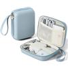 Linpr Custodia caricabatterie per MacBook, borsa organizer elettronica portatile, grande custodia da viaggio per accessori per laptop, adattatore di alimentazione MacBook, mouse magico, cavi di