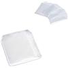 VR VETRINEINRETE Vetrineinrete® 100 bustine trasparenti in pvc con aletta di chiusura per cd dvd dvx E5
