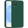 Mixroom - Cover Custodia Case per Samsung Galaxy A42 4G / 5G Protezione Fotocamera in Silicone TPU Morbido Opaco Bordi Piatti Colore Verde Foglia