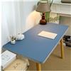 CKAKZTPTEV Tappetino for mouse, protezione for scrivania, tappetino for ufficio, tappetino for mouse, carta assorbente antiscivolo in pelle(Blue,60x120cm)