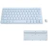EMEBAY Tastiera wireless USB 2,4 G, layout QWERTY Regno Unito e Turchia, mini tastiera a 78 tasti per PC, tablet e telefoni cellulari