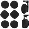 Voarmaks Kit di 3 paia di cuscinetti auricolari in schiuma, compatibili con cuffie Koss Portapro Porta Pro Porta Pro Ksc75 Ksc35 (lussuosi set/kit neri)