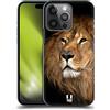 Head Case Designs Leone Animali Selvatici Custodia Cover Dura per Parte Posteriore Compatibile con Apple iPhone 14 PRO