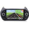 YUNTX [4GB+64GB] Android 14 Autoradio per Fiat Fiorino/Qubo/Citroën Nemo/Peugeot Bipper 2008-2019-[Incorporato Carplay/Android Auto/DSP/GPS]-7 pollice IPS 2.5D Touch Screen-CAM+MIC-DAB/Mirror Link