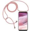 Hkess Custodia con Cordino Compatibile con Samsung Galaxy A31 - Back Case in Silicone con Laccio per Il Collo - Custodia Trasparente con Cordino - Cover per Cellulare con Cordoncino da Indossare