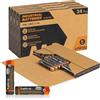 Uniross 96 Pile Alcaline AAA / LR03 / Ministilo / 1,5V Uniross Industrial per Dispositivi Professionali Mouse Telecomandi Radio Torce e Giocattoli - 4 Box da 24 Batterie