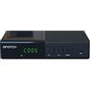 GBC GB-350D Decoder Full HD DVB-T2, digitale terrestre 1080p H.265, porta USB, Telecomando IR universale TV+decoder