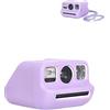 yystao Custodia protettiva in silicone per Polaroid Go/Bundle Go Gen 2, compatibile con fotocamera Polaroid Go/Go Gen 2, morbida, antigraffio, anticaduta, viola., Für Polaroid Go/Go Gen 2, Custodia