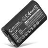 CELLONIC, Batteria per telecomandi compatibile con Rode VideoMic Pro Plus, Performer TX-M2 (1300mAh, 3.7V)