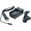 vhbw caricabatterie compatibile con Panasonic HC-V520, HC-V700, HC-V700M, HC-V707, HC-V707EG-K batterie di videocamera, reflex - Stazione di ricarica