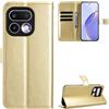 BellaCase Custodia Realme 16 Pro Plus 5G [Custodia portafoglio] [Staffa] [Slot per schede] [Flip Cover magnetica] Compatibile con lo smartphone Realme 16 Pro Plus 5G(D'oro)