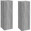 vidaXL Mobili TV 2 pz Grigio Sonoma 30,5x30x90 cm in Legno Multistrato
