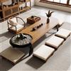 Tqertrtfxa Tavolino da caffè in legno per soggiorno,Tavolino da caffè in tatami in stile giapponese,Tavolo da tè in tatami in legno massello,tavolino basso in stile giapponese(120*60*35cm/47.2*23.6*13.8in)
