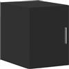 vidaXL Mobile a Parete Nero 30x42,5x40 cm in Legno Multistrato