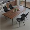 STOOLINK Set di 4 Sedie Sala da Pranzo, Sedie da Sala da Pranzo Moderna, Sedie da Pranzo Imbottita in Velluto, Sedia da Cucina di Design a Scacchiera Senza Braccioli per Cucina, Soggiorno - Nero
