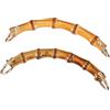 Alipis Manici Bamboo 2 Pezzi per Borse da Spiaggia e Borse di Paglia Design Semplice ed Elegante Finitura Lucida per Creazioni Fai-da-Te