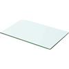 vidaXL Wandschap transparant 50x25 cm glas