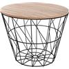 ATMOSPHERA CREATEUR D'INTERIEUR - Tavolino Kumi nero D38cm