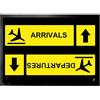 1art1 Aeroporti Arrivals Departures Zerbino 70x50 cm