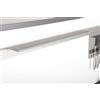 SOTECH Linero MosaiQ ripiano superiore 'L' 585x107x8 mm grigio titanio