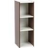 Iris Ohyama, Libreria/scaffale per armadietto a 3 livelli/mobili laterali/scaffale salvaspazio, Modulare, Altezza mensola regolabile 3,2 cm, Ufficio, Casa - Space Saving Shelf - UB-9030 - Marrone
