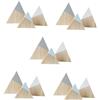 Ciieeo 5 Set di Cartello in Legno per Montagna Mensola per Montagna Decorazione in Legno Fatta A Mano Decorazione per La Casa 3 Pezzi * 5