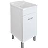 Jo-Bagno.it Mobile lavatanderia lavatoio ATHENA con pilozzo L 45 P 50 asse di lavaggio e sifone resistente ad acqua e umidità (45 x 50)